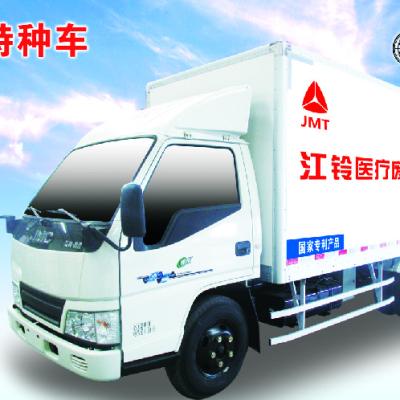 China Chinese Medical Transport Vehicle JMT Garbage Transfer Waste Medical Vehicles For Sale JX5044XYYXG2 for sale