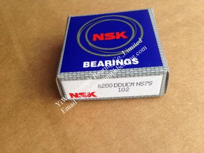 China NSK Single Row Deep Groove Ball Bearing 6200DDU 6205 DDUC3 for sale