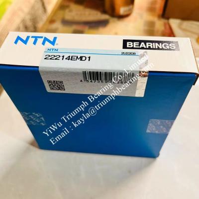 China Original NTN Self-Aligning Roller Bearing 22214EMD1 C3 , 22214EMD1 for sale