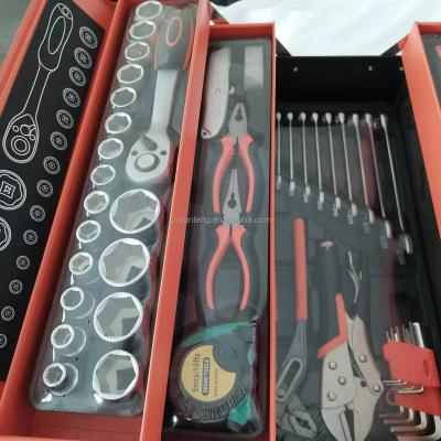 China Durable 85 PCS Automotive Car Repairing Tool Drive Steel Car Mental Home Tool Kit for sale