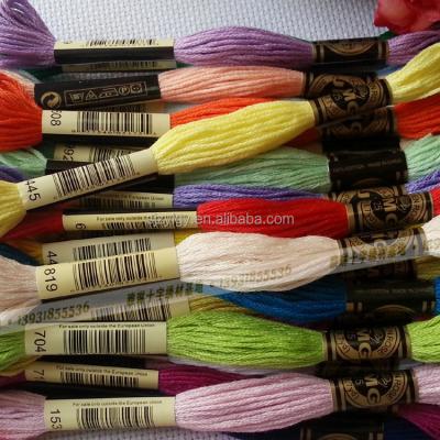 China Sustainable factory supply! JMG Brand DIY 447 Colors Cotton Thread 100% Cotton Embroidery Thread for sale