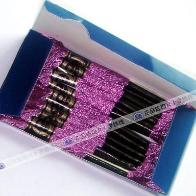 China Metallic Cross Line Hand Embroidery Thread 12 Pieces / Stitch Box Viable Wholesale High Quality Cross Stitch Thread for sale