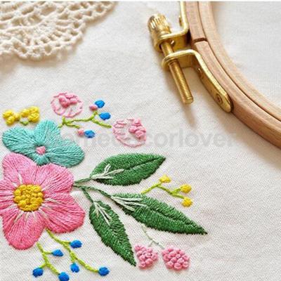 China China Wooden Hand Small Frame Embroidery Hoop Cross Stitch Circle DIY Gift Framed Earring for sale