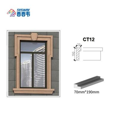 China Lightweight/high level of simulation/outdoor window cornices moulders waterproof artificial marble sheet of stone for sale