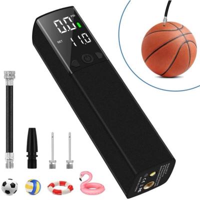 China Mini Electric Ball Pump Portable USB Cordless Rechargeable Automatic Stop LED Basketball Flash Light Compressor 160 * 40 * 40mm/6.3 * 1.57 * 1.57in for sale