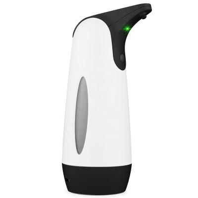 China Dual Soap Dispenser 2020 New Version Updated Battery Operated Clad Free Hand Soap Dispenser With Visible Window for sale