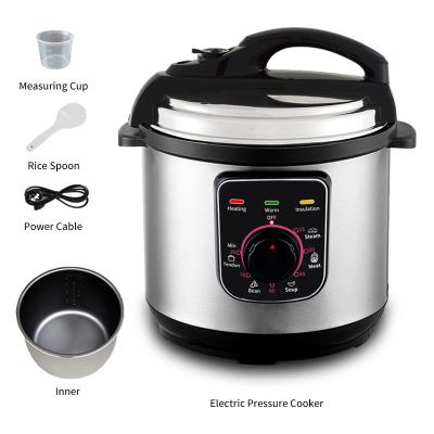 China Hot Sale Hotel Aluminum Indoor Automatic Pot Pressure Cooker Nonstick Electric Pressure Cooker for sale