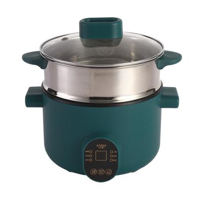 China Household Mini Electric Hot Pot 2L Outdoor Nonstick Aluminum Cooking Hot Pot For Sale for sale