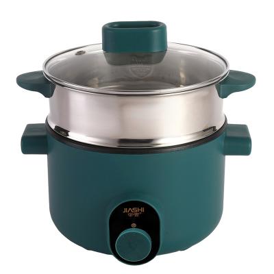 China Outdoor Household Cheap Multi Purpose Non-stick Aluminum Cooking Pot 2L Mini Electric Hot Pot for sale