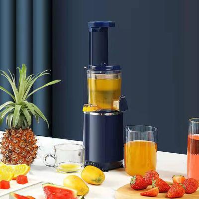 China Angel Personal Mini Extractor Hydraulic Fruit Squeezer Outdoor Blue Green Cold Pressed Juicer for sale