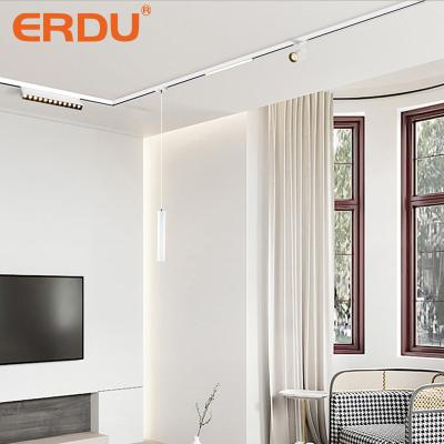 China ERDU New Type Modern White Track Lights Linear Indoor Modern Decoration Outdoor Mounted Adjustable Led Magnetic Folding Light for sale