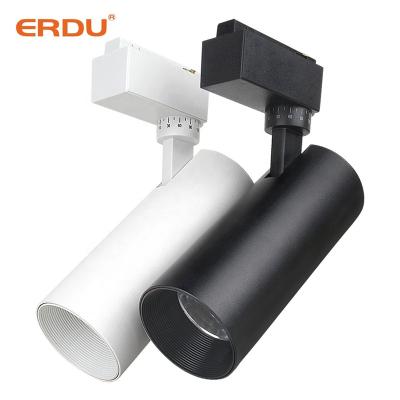 China Modern ERDU Led Adjustable Recessed COB Track Light Dimmable COB Spotlight Linear Wall Washer Track Overall Lighting for sale