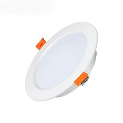 China Modern White Color Aluminum Housing ip44 7W 9W 12W 18W 24W 30W Smart Downlight SMD Recessed Down Light Price Led Downlights for sale