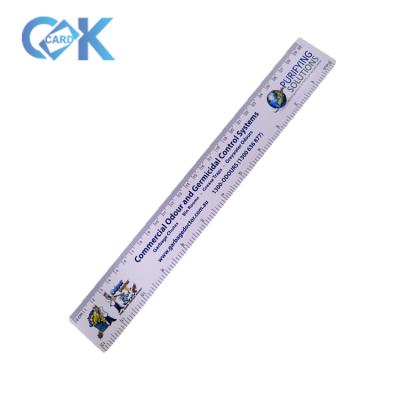 China Factory Supply Eco-friendly Wholesale CMYK Printing 30cm Ruler Plastic Ruler for sale