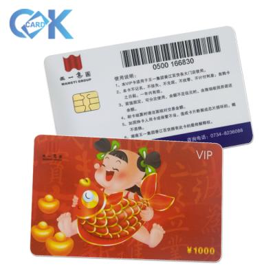 China Custom Waterproof / Waterproof PVC Plastic Smart Cards Printing For Contact IC Card Hot Selling! for sale