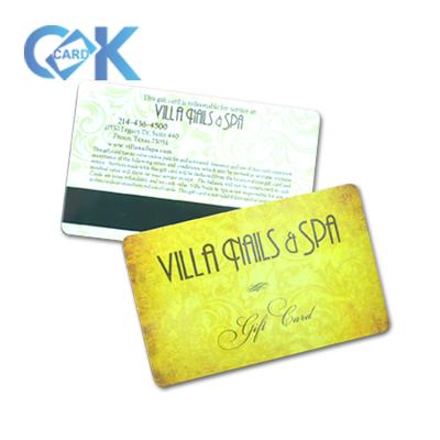 China Advertising/custom full color hotel/supermarket credit card size club/pvc card magnetic stripe vip/id/gift card for sale