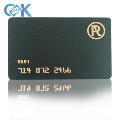 China PVC ABS PET PVC cards from China supplier with gold embossed numbers for unique number. for sale