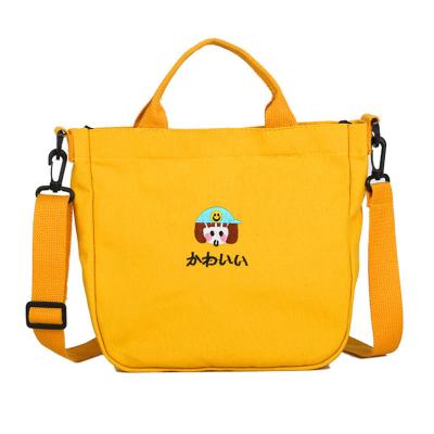 China Fashion new style wholesale canvas big handbag fashion joker single shoulder bags for women for sale