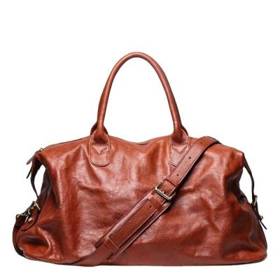 China ENGLAND STYLE Mens Business Leather Travel Bag Single-shoulder Handbag Large Capacity Real Travel Bags Luggage for sale