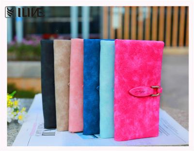 China Ms. Wallet Amazon Hot Selling RFID Long Leaf Buckle Zipper Wallet Large Capacity Multi-Card Scrub Wallet for sale