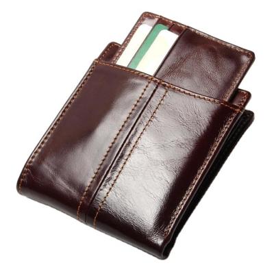 China 2020 New RFID Travel Antimagnetic Wallet Leather Men's Wallet With Credit Card Holder Removable Wallet for sale