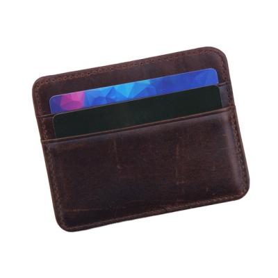 China Hot Wear Minimalist Europe Fashion Luxury Mens Wallet RFID Card Holder Custom Genuine Leather Wallets for sale