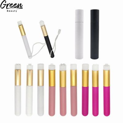 China Deep Cleansing Most Products Sold Eyelash Extension Foam Detergent Brush Makeup Beauty Tools Foam Bottle With Detergent Brush With Private Label for sale