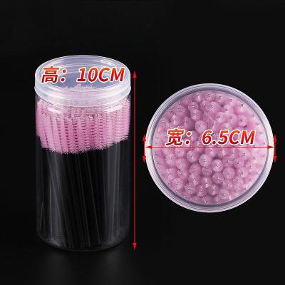 China Beauty Care Make Tools Wholesale Price Eye Whips Hot Pink Mascara Disposable Wand Eyelash Extension Brush Plastic Mascara Brush for sale