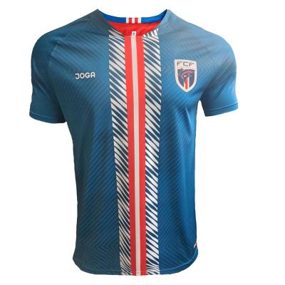 China Custom Football Jersey Sets High Quality Quick Dry Breathable Design Your Own Soccer Uniforms Kit for sale