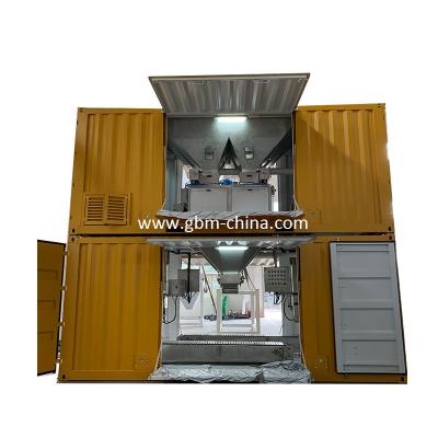 China Construction worksÂ   Customized Mobile Tire Seam And Bag Packing Machine On Port 25kg 50kg for sale