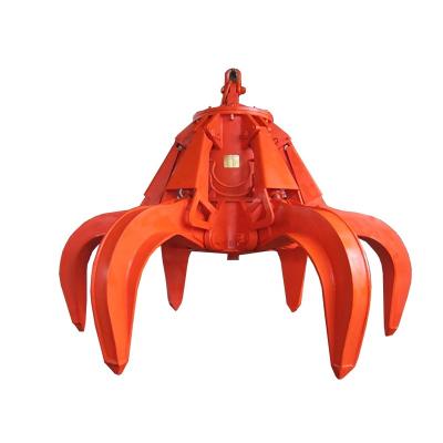 China Building Material Shops Hot Selling 35 -50T Ton Orange Peel Steel Waste Grab Grab Chute for sale