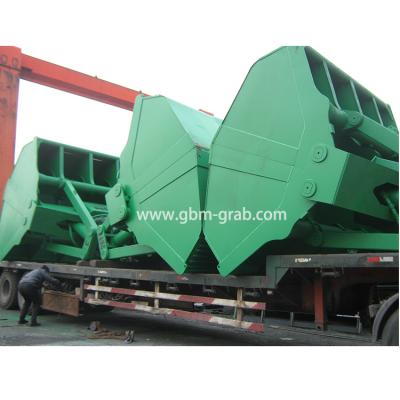 China Chinese Popular Electric Hydraulic Transfer Materials Clamshell Bulk Cargo Grab Bucket for sale