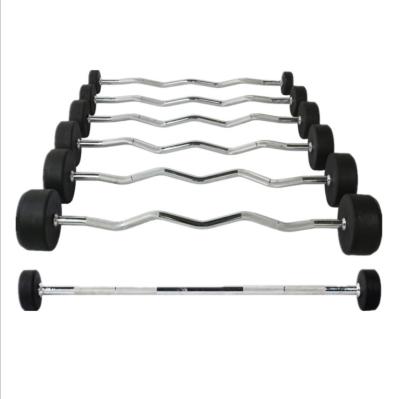 China Weightlifting Equipment Gym Fitness Set Tools Rubber Round Head Durable Hot Selling Fixed Weight Fixed Weight for sale