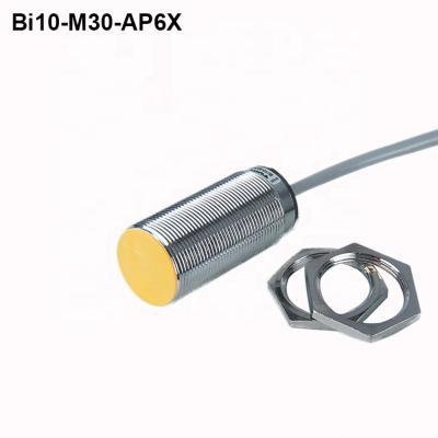 China M30 Position Sensor Shielded Cylindrical Detect Metal Object 10mm Switch PNP NO Inductive Proximity Switch Bi10-M30-AP6X Proximity Sensor for sale