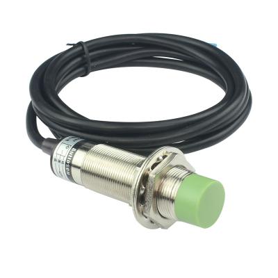 China M18 Automation Equipment Proximity Switch Distance 8mm Adjustable NPN Capacitive Unshielded Detection Sensitivity NO Capacitive Proximity Switch Sensor for sale