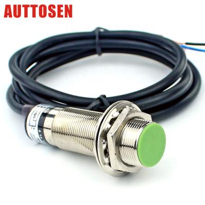 China M18 Position Sensor Capacitive Proximity Switch Protected Feel Distance 5mm Adjustable Sensitivity NPN NO Capacitive Proximity Switch Sensor for sale