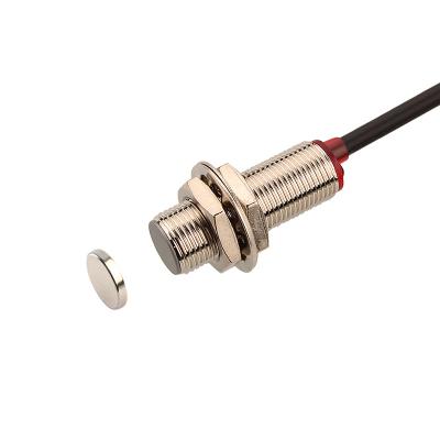 China NJK-8002C Shielded DC Models 3-Wire High Frequency To Detect Metal Object M12 Magnetic Proximity Switch NPN NO Hall Sensor M12 for sale