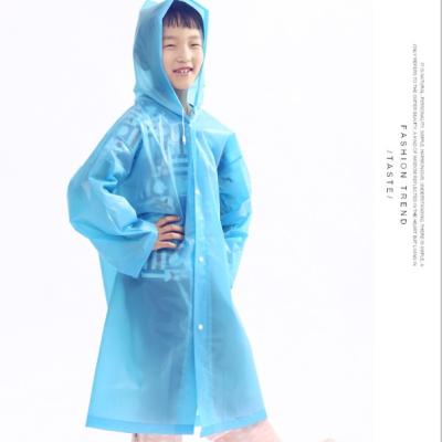 China Bachelorette Waterproof Clothes EVA Kids Waterproof Raincoat Child Rain Coat Custom for sale