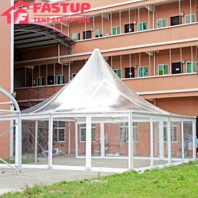 China Wedding transparent aluminum frame pagoda s 150 people tent for wedding party for sale