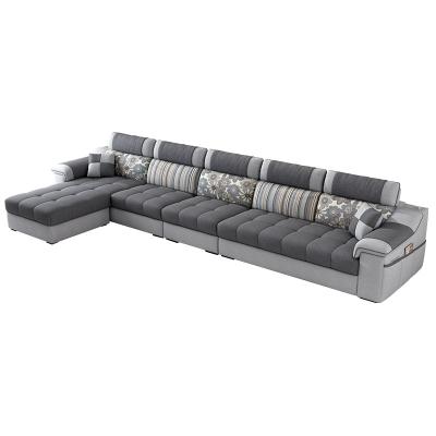 China Technology Fabric Modern Design Fabric Living Room Modular Simple Nordic Simple Luxury Sofas for sale