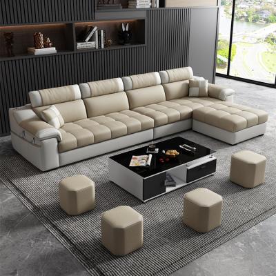 China Other Nordic Luxury Sofas In Living Room Sectional Modern L Shaped Fabric Technology Sofa for sale