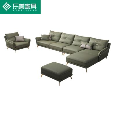 China The Other Exclusive Modern Luxury Leather Sofa Living Room Sofa Set Modular Sectional Sofa Deep Modern High End for sale