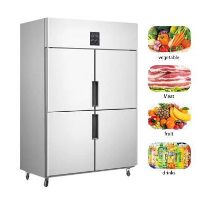 China THERMOELECTRIC Commercial Upright Refrigerator Four Door Refrigerator 4 Door Freezer Stainless Steel Fridge for Hotel Industry in Hyderabad for sale