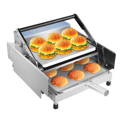 China Full Automatic Electric Cooking Machine Hamburger Machine Small Burger Heating Equipment Commercial Heating Complete Set for sale