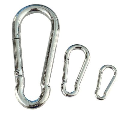 China Heavy Industry Factory Direct Wholesale 304 316 Carabiner Din5299c Stainless Steel Spring Instant Rising Snap Hooks for sale