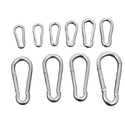 China Galvanized Heavy Industry High Quality Security Carabiner Snap Hook Link Buckle Pack Stainless Steel Spring Snap Hook for sale