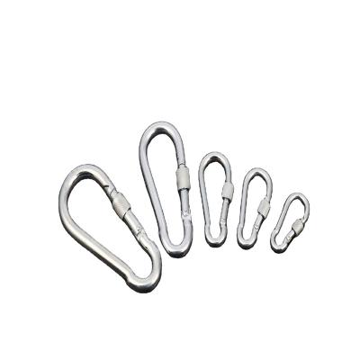 China High Quality Heavy Industry Links For Carabiner Wholesale Staples Mounting Snap Hook Carbon Steel Hook for sale