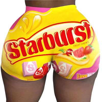 China 2020 Anti-UV Best Different Sublimation Printing Sports Women Snack Anti-UV Selling Shorts for sale