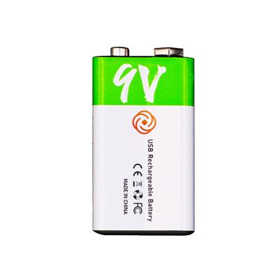 China Play WeCloud Charging USB 9V Lithium Battery Fast Rechargeable Battery 650mAh 1000mAh 1200mAh for sale