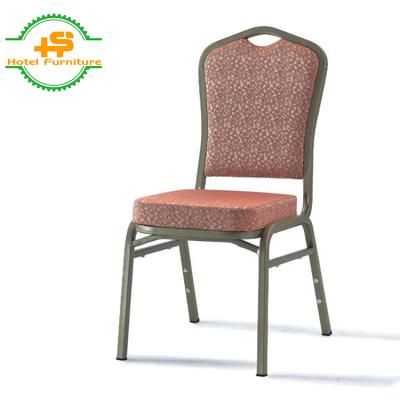 China HSBS-001 Modern Strong Upholstery Metal Frame Stackable Church Event Chairs for sale